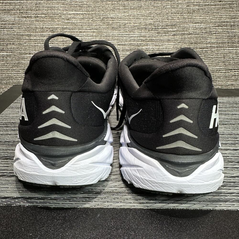 HOKA Clifton 8 Black White Road Running Shoes Sneakers 1119393 BWHT - Men's 11 - Picture 10 of 16